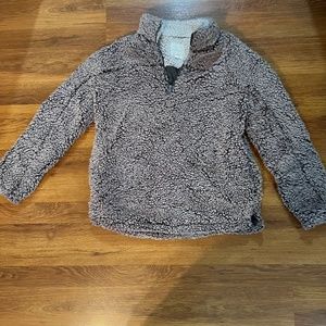 Thread and Supply fleece sweater